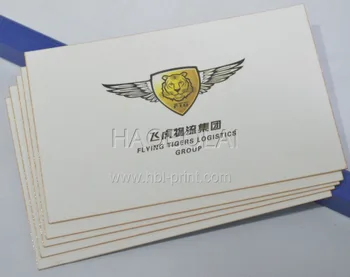 

550G white paper card debossed printing one side print color edge square corner