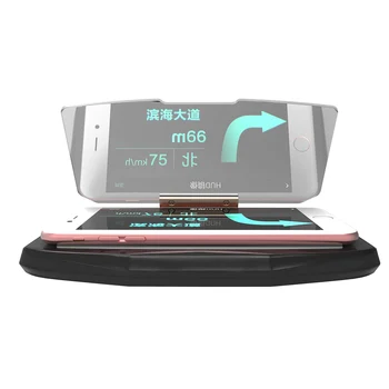 

Universal 6.5Inch HUD Head Up Display GPS Navigation Bracket Car SUV mobile phone Mount Stand Holder HD Reflection