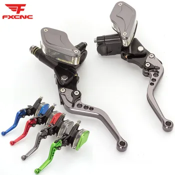 

Universal 7/8" 22mm Motorcycle Hydraulic Brake Clutch Levers Master Cylinder Reservoir For 50cc - 300cc Motorcycle Accessories