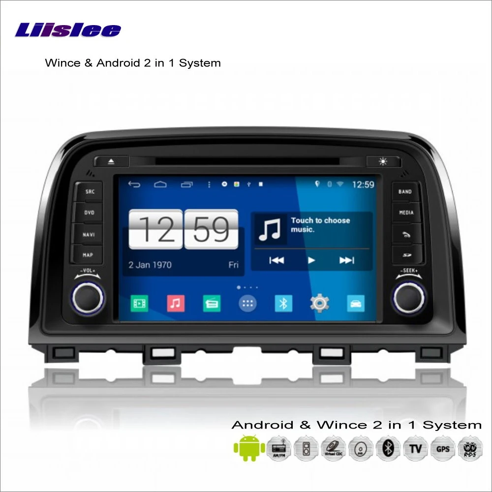 Flash Deal Liislee Car Android Multimedia For Mazda 6 CX5 CX 5 CX-5 2012~2014 Radio DVD Player GPS Navi Map Navigation Video Stereo System 4