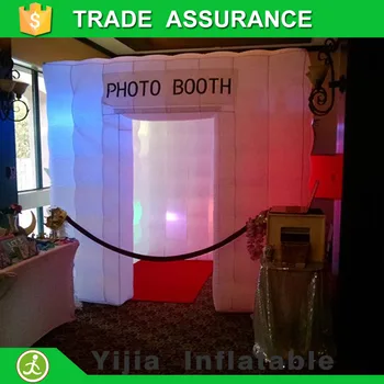 

free shipping high quality inflatable led lights photo booths for weddings