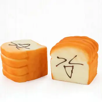 

Children Fun Decompression Vent Soft Slow Rebound Simulation Toast Bread