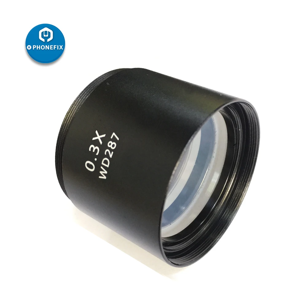 

PHONEFIX Auxiliary Stereo Microscope Objective Lens WD165 WD177 WD287 Microscope Parts for Phone Magnifying Assisted Object Lens