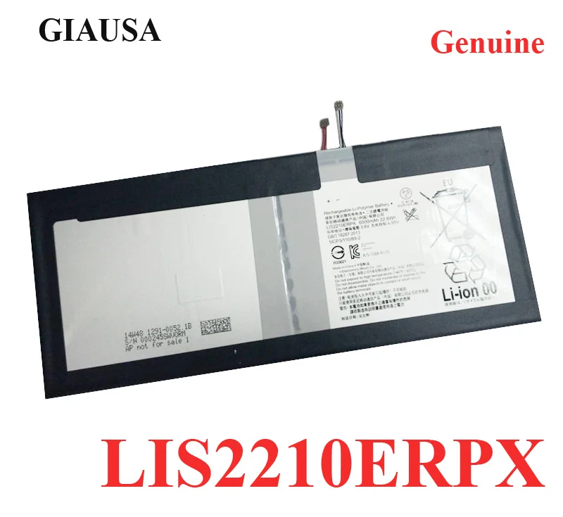 

NEW LIS2210ERPX battery for Sony LIS2210ERPC battery Xperia Z4 Tablet SGP712 SGP771 1291-0052 3.8V 22.8WH