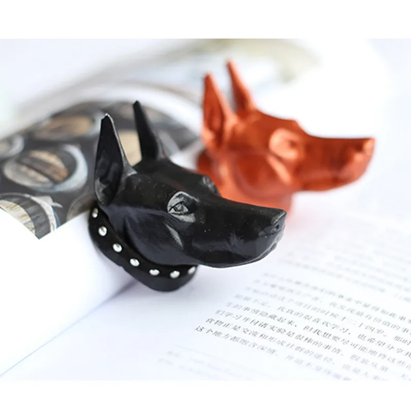 

Silicone Mold 3D Doberman pinscher shape Handmade chocolate Soap Mold Fondant Cake decoration Silica Gel Mold DIY tool