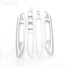For Ford Focus 3 Glass Switch button cover trim Door window Interior Panel ABS chrome 2015 2016 Car Styling Accessories