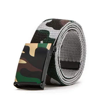 New Arrival Men Belt Camouflage Canvas Cintos Cintura Correa Tactics Rem Jeans Belts For Men Camo Buckle Belt Unisex 110cm
New Arrival Men Belt Camouflage Canvas Cintos Cintura Correa Tactics Rem Jeans Belts For Men Camo Buckle Belt Unisex 110cm