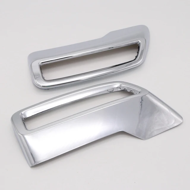 For Peugeot 3008 5008 2017 2018 Car Styling Exterior ABS Chrome Rear Exhaust Muffler End Pipe Sticker Cover 2pcs