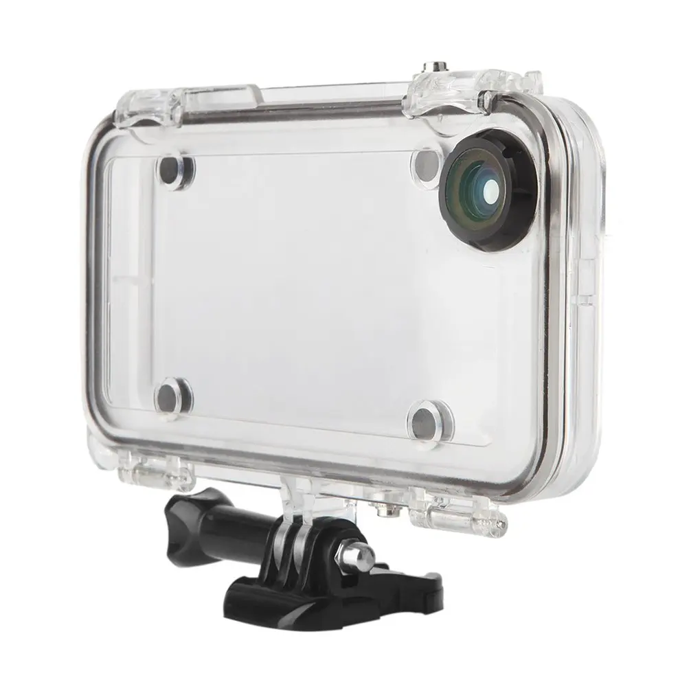 

Black Mobile Phone Case Waterproof Extreme Sports Case Cover 170 Degrees Wide Angle Lens for iPhone 6/6s