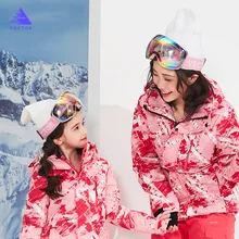 Famliy, мужские, женские, детские спортивные снежные очки, анти-туман, магнитные очки для катания на лыжах, UV400, для родителя и ребенка, лыжные очки