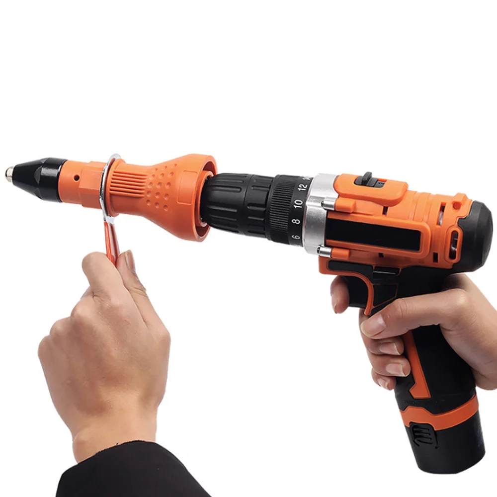

New Cordless Riveting Drill Adapter Insert Nut Tool Riveting Drill Adapter Electric Rivet Nut Riveting Tool