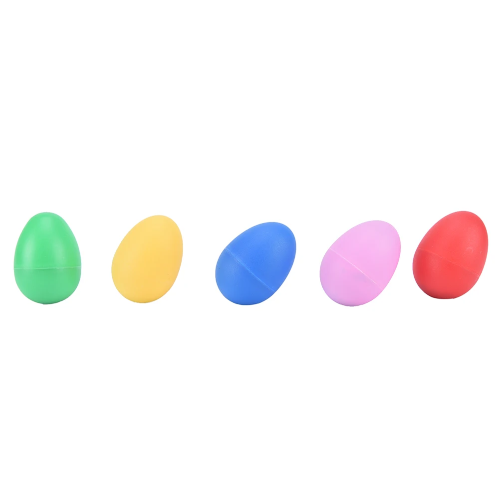 Пластиковые перкуссия Маракас шейкер музыкальный звук яйцо для малышей Colorful e игрушка красочный музыкальный инструмент