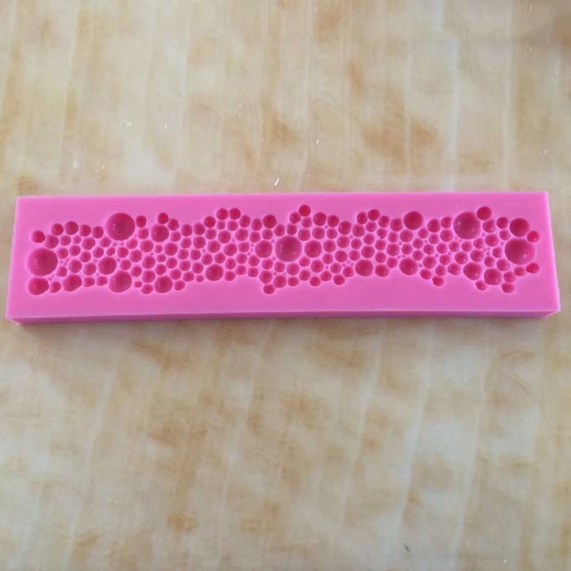 Pearls Beads Silicone Mould Fondant Cake Tools Cupcake Mold Border Sugar Paste DIY Cake Mold