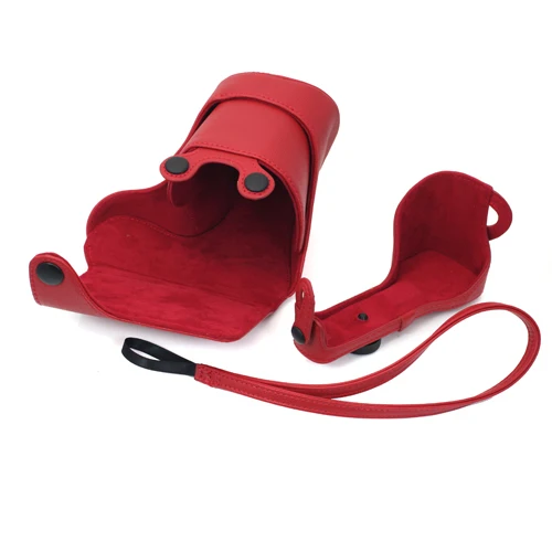 Кожаный чехол для камеры Sony E NEX 5 NEX5 фотокамера red NEX5N|case uk|bag trashcase vanguard |