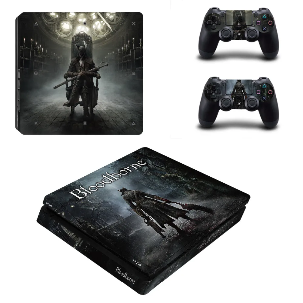Game Bloodborne Decal Ps4 Slim Skin Sticker Per Sony Playstation 4 Console E 2 Controller Ps4 Slim Skin Sticker Vinyl