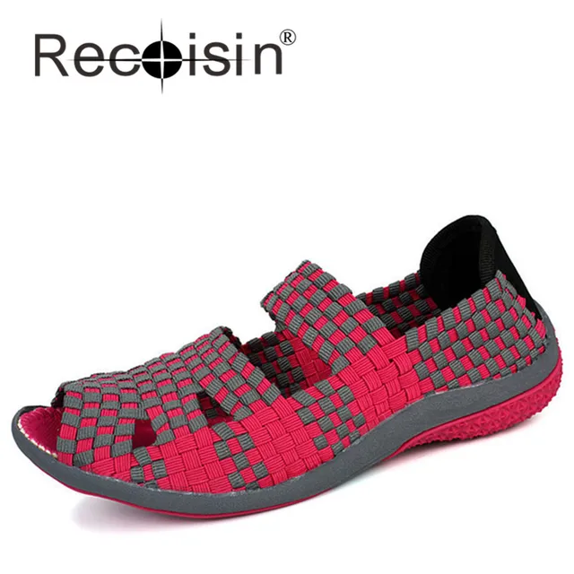 recoisin size 40 women peep toe woven straw braid shoes summer soft size 40 women shoe