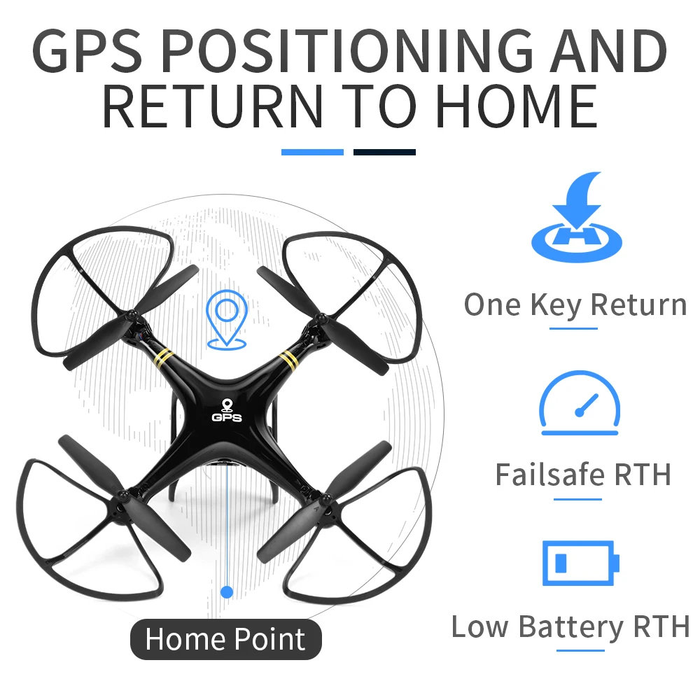 5G Wifi gps RC Дроны с камерой 1080P gps позиционирование высота удерживайте следуя за мной Квадрокоптер Дрон Профессиональный долгое время полета