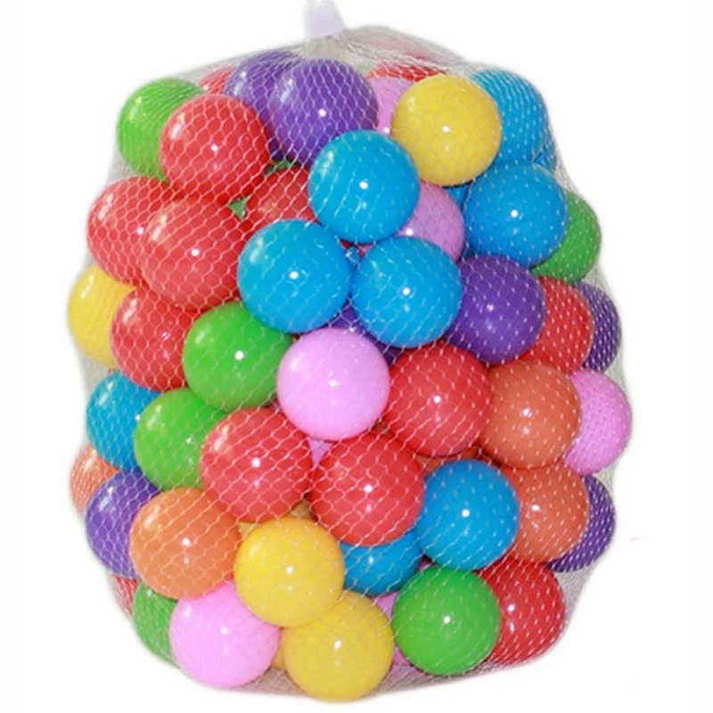 

200pcs Eco-Friendly Colorful Soft Plastic Water Pool Ocean Wave Ball Baby Funny Toys Stress Air Ball Outdoor Fun Sports kids