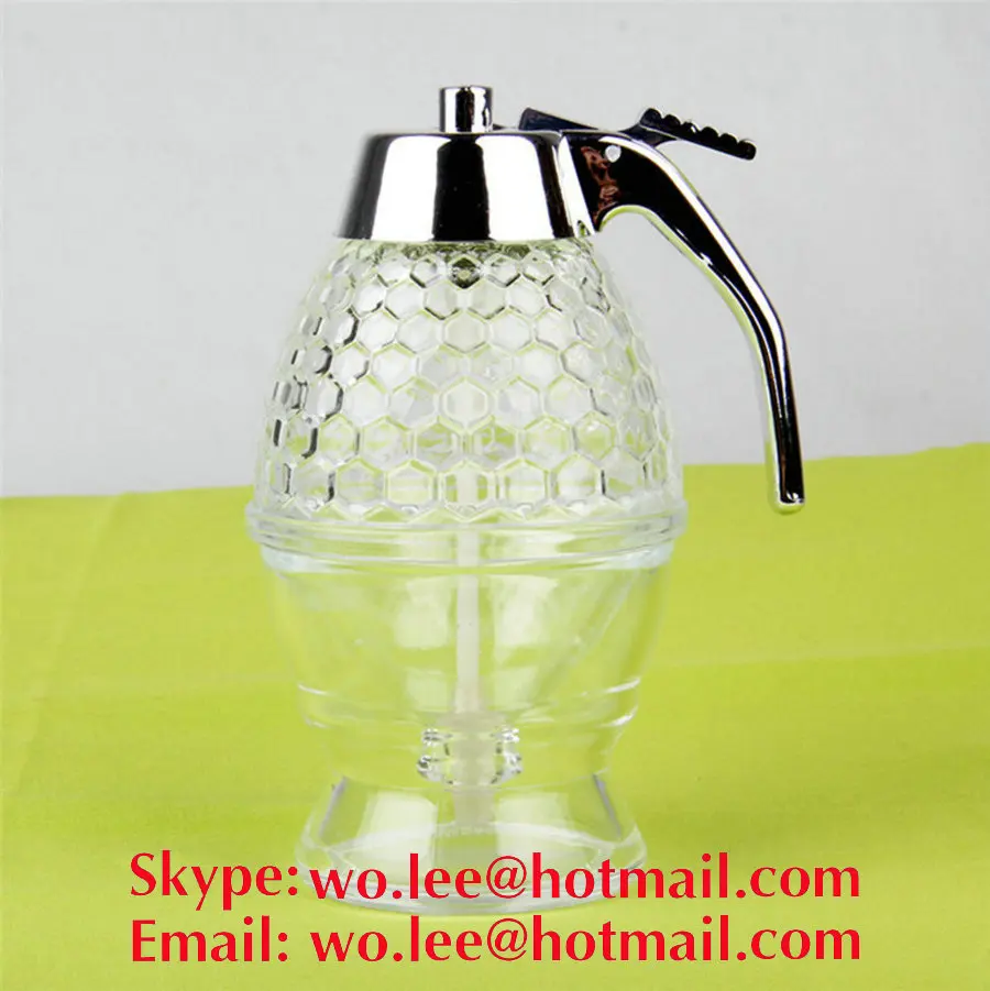 Бесплатная доставка экспорт на Ближний Запад акриловый дозатор меда 200 мл сиропа