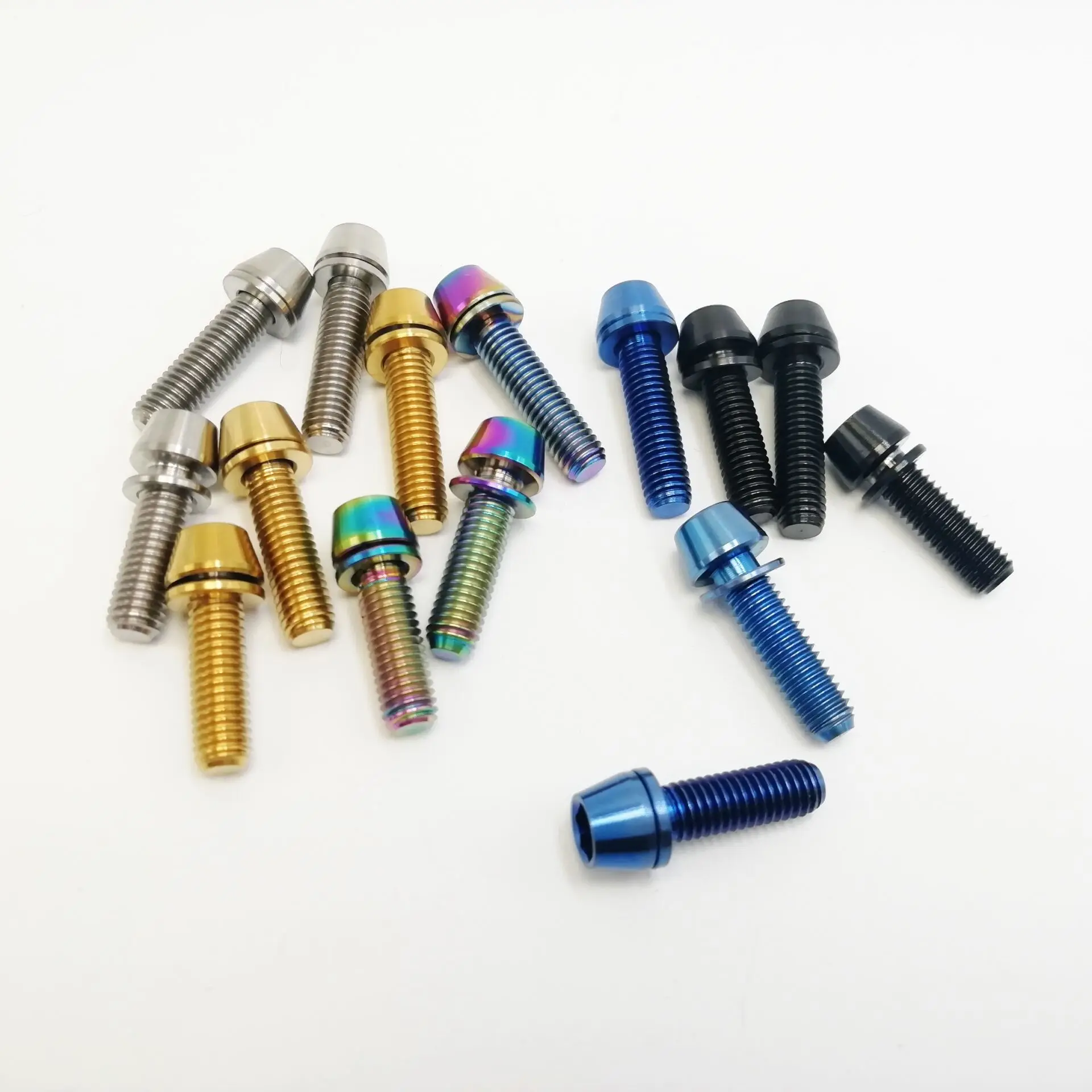 Титановые болты Ti M5X16mm M5X18mm M5X20mm шестигранный винт с конической головкой для