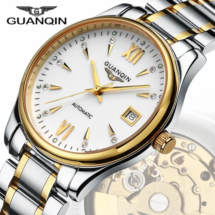 2016 New Brand GUANQIN Fashion Watch Men Waterproof Sports Military Watches Men s Luxury Analog Automatic