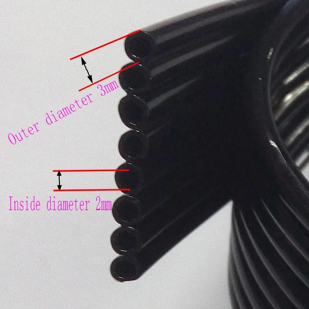 فوق أنبوب خرطوم 8-lines لإبسون ميماكي رولان موتوه طابعة uv توريد الحبر الصيني خطوط الأنابيب ID2 OD3mm 10 متر/32.8 أقدام