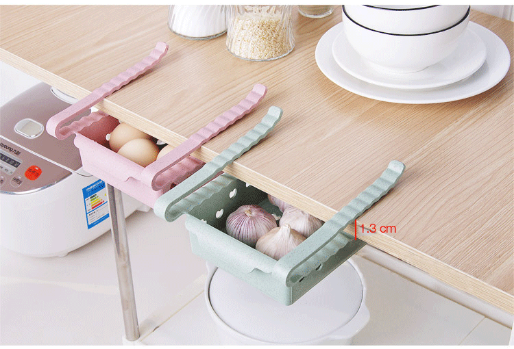 Honana CF-BK010 Refrigerator Fridge Drawer Storage Rack Freezer Desk Shelf Holder Kitchen Organizer 