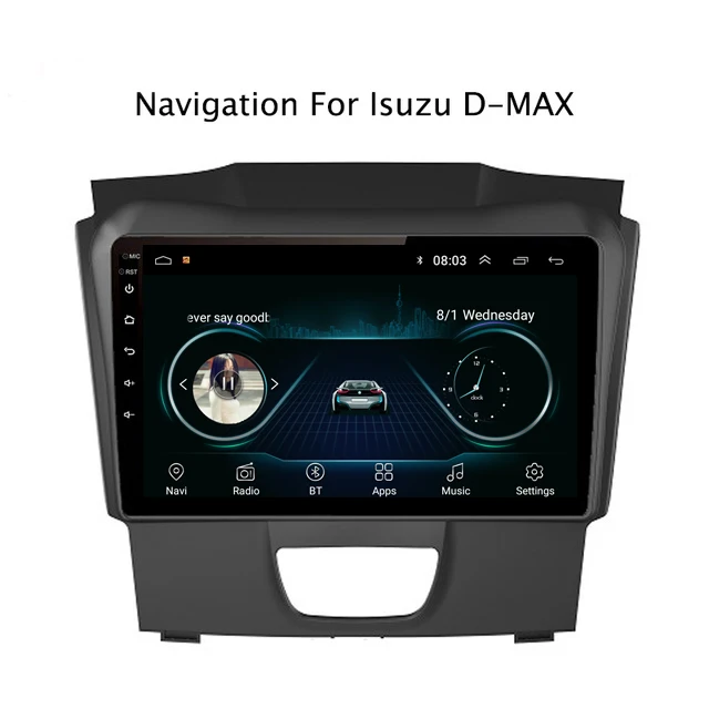 10 1 &quot2.5D IPS Android 8 автомобильный DVD GPS плеер для Isuzu D MAX DMAX MU X S10 Радио стерео головное