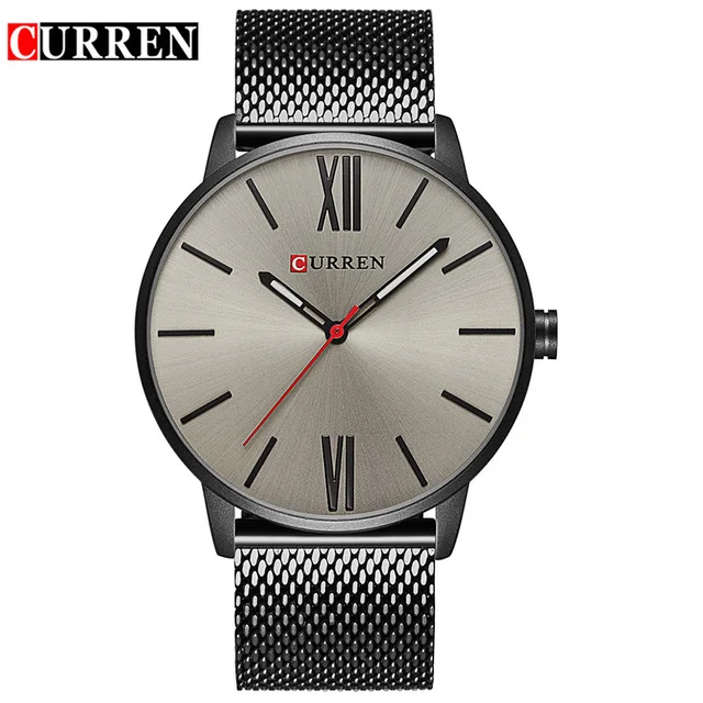 

CURREN Men's Quartz Watches Fashion Casual Full Steel Sports Watches Men Business relojes Quartz watch Relogio Masculino 8238