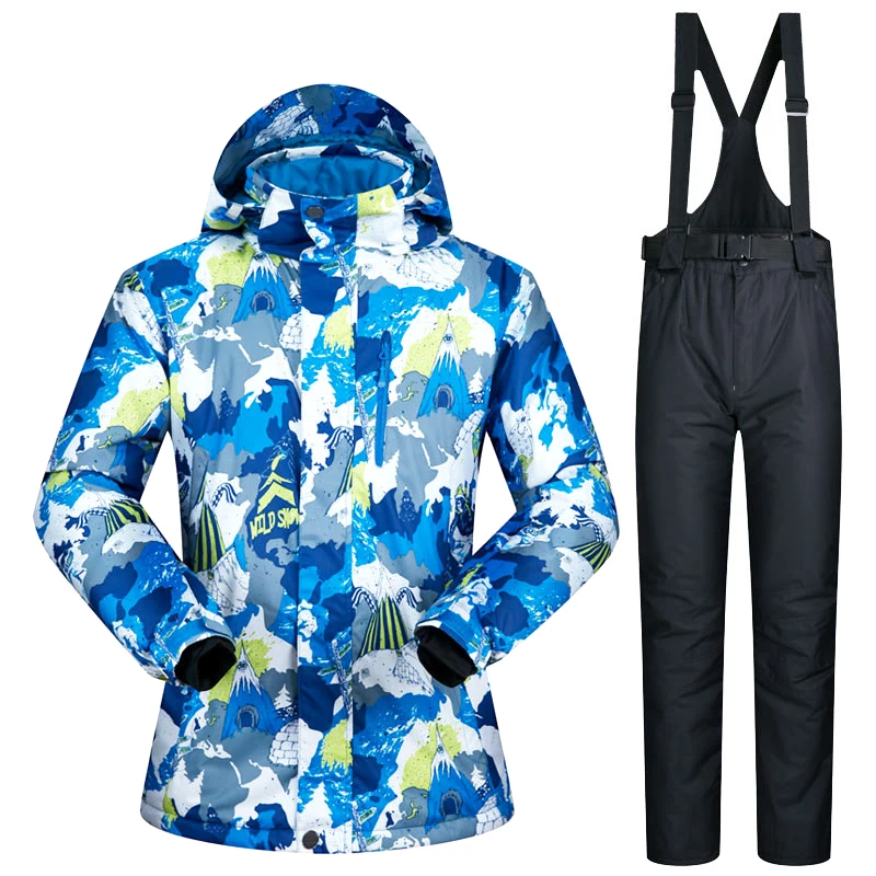 

Ski Suit Men New Windproof Waterproof Thicken Male Clothes Snow Ski Jacket and Pants Snow Winter Wear Brands Snowboarding Suits