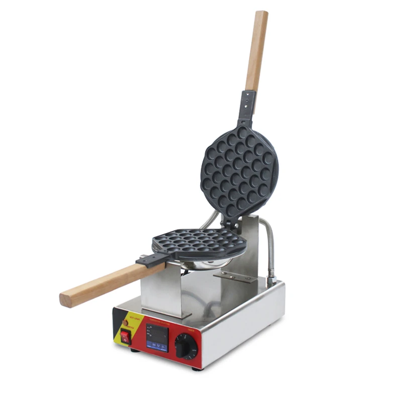 

110V 220V 1KW Commercial Electric Egg Waffle Maker With Digital Temperature Control Eggette Waffle Maker Machine EU/AU/UK Plug