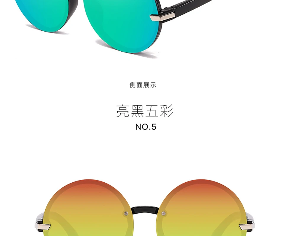 Я гетту круглые женские солнцезащитные очки Элитный бренд женские солнечные очки 2019 мода бренд солнцезащитных очков женщины UV400 Óculos de sol