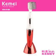 Kemei KM-8188 Waterproof Battery Lady Shaver Hair Removal Depilator Eyebrow Ttrimmer Precision Trimmer For Personal care