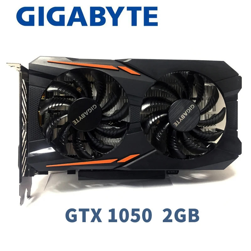 Новые видеокарты GigabyteGTX1050 2GB GV-N1050OC-2GD GDDR5 128 bit