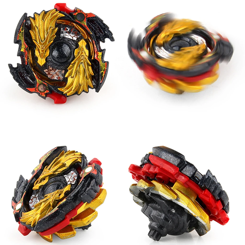 Lost Longinus .N.Sp Gold Dragon B-00 Burst Spinning Top with String Launcher Rapidity Fight Master Kids Toy Gift Play Fun