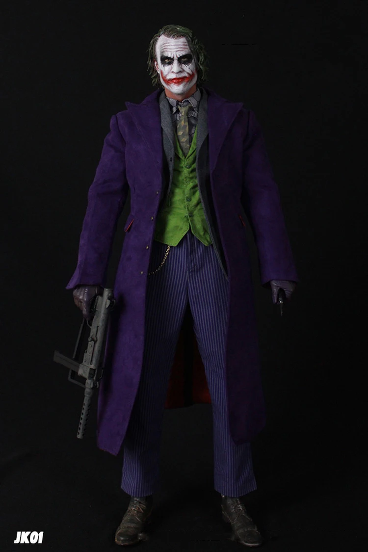 DAFTOYS 1//4 JOKER Purple Coat Delicate Overcoat Clothing Set Fit Hot Toy Figure