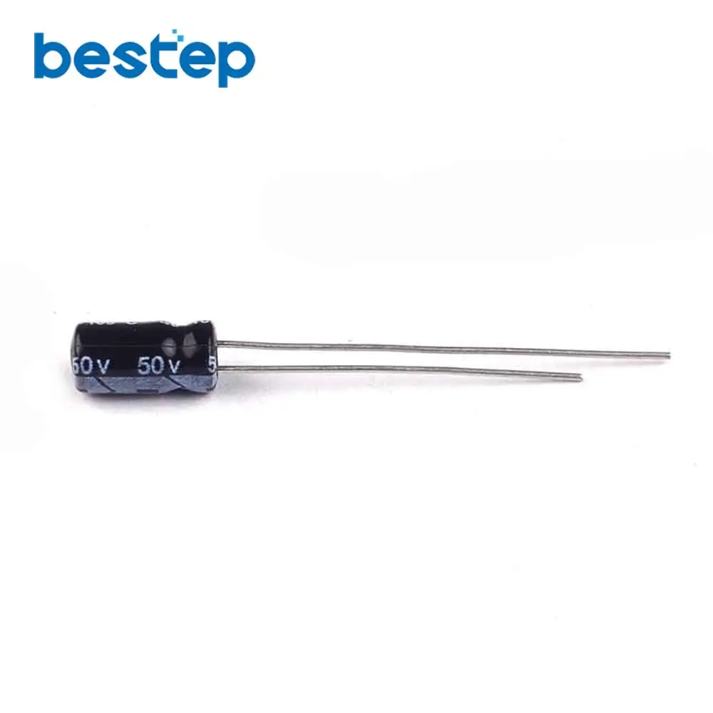200PCS 0.1uF 50V Electrolytic Capacitor 4*7mm