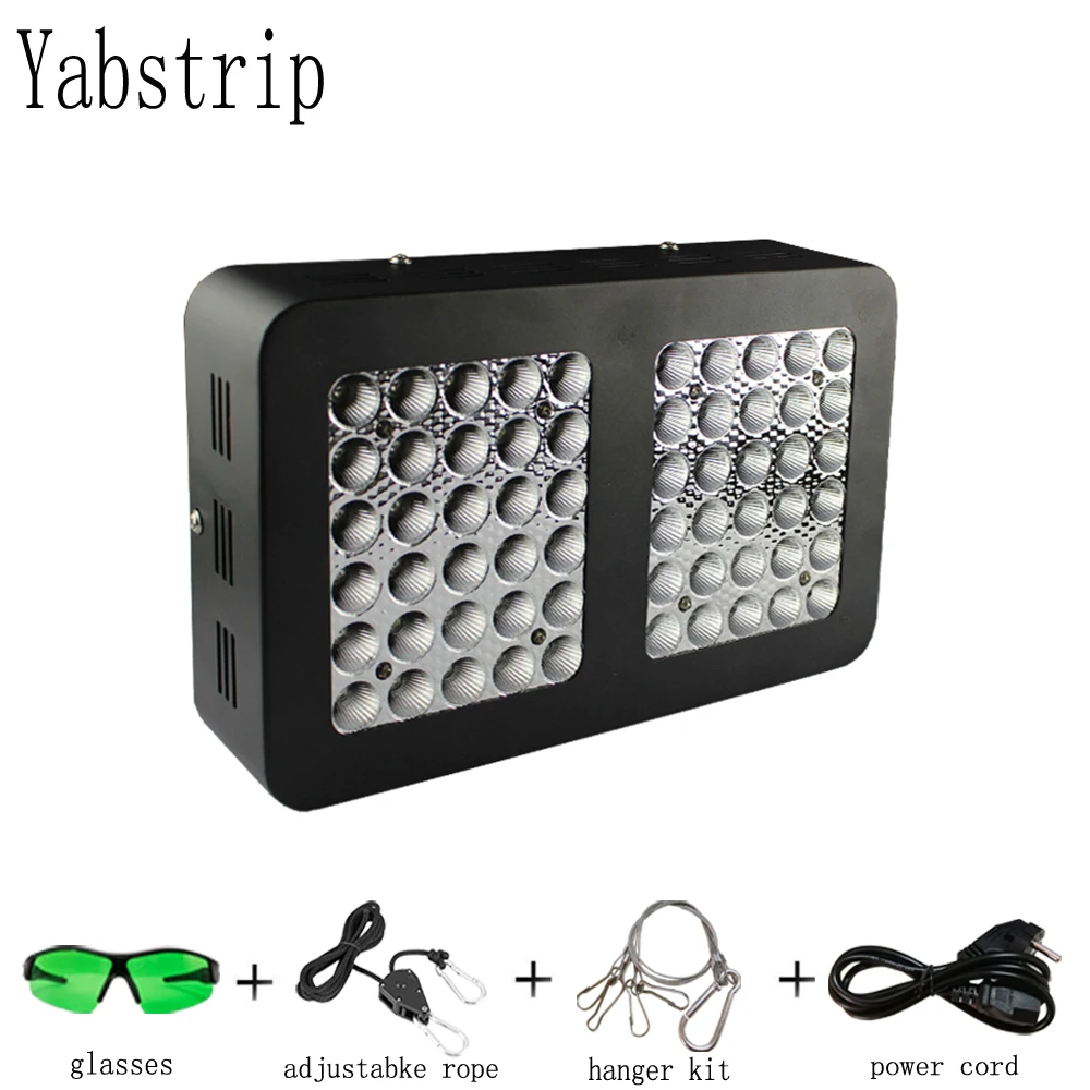 

Yabstrip 600W double switch double chip full Spectrum LED plant grow light phyto lamp for indoor seeding flower veg bloom mode