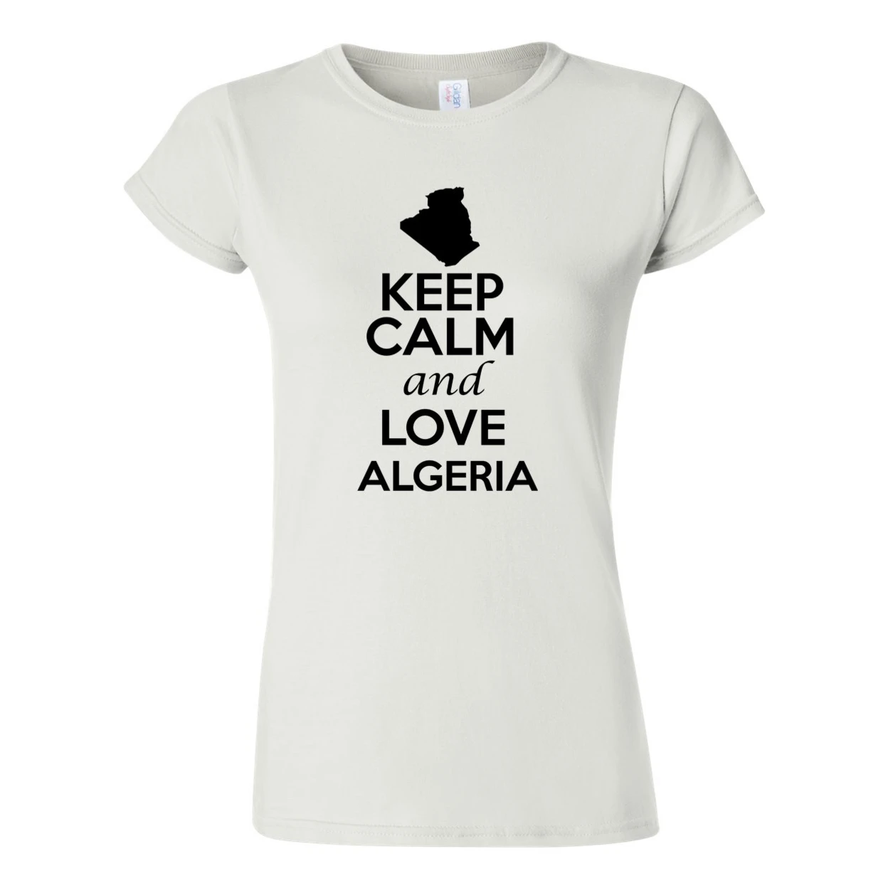 Junior Keep Calm And Love Algeria Country Patriotic Novelty T-Shirt Tee 1245 (4)