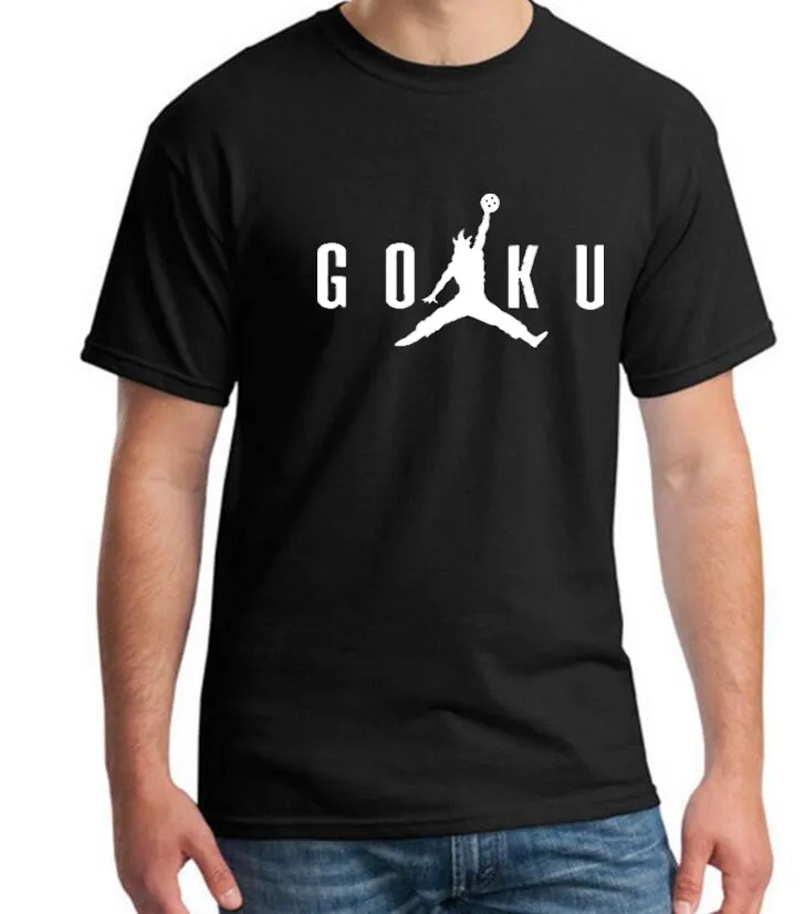 Japan Anime Dragon Ball Z T Shirt Summer Men Short Sleeve Cotton Son Goku Air Tee | Мужская одежда