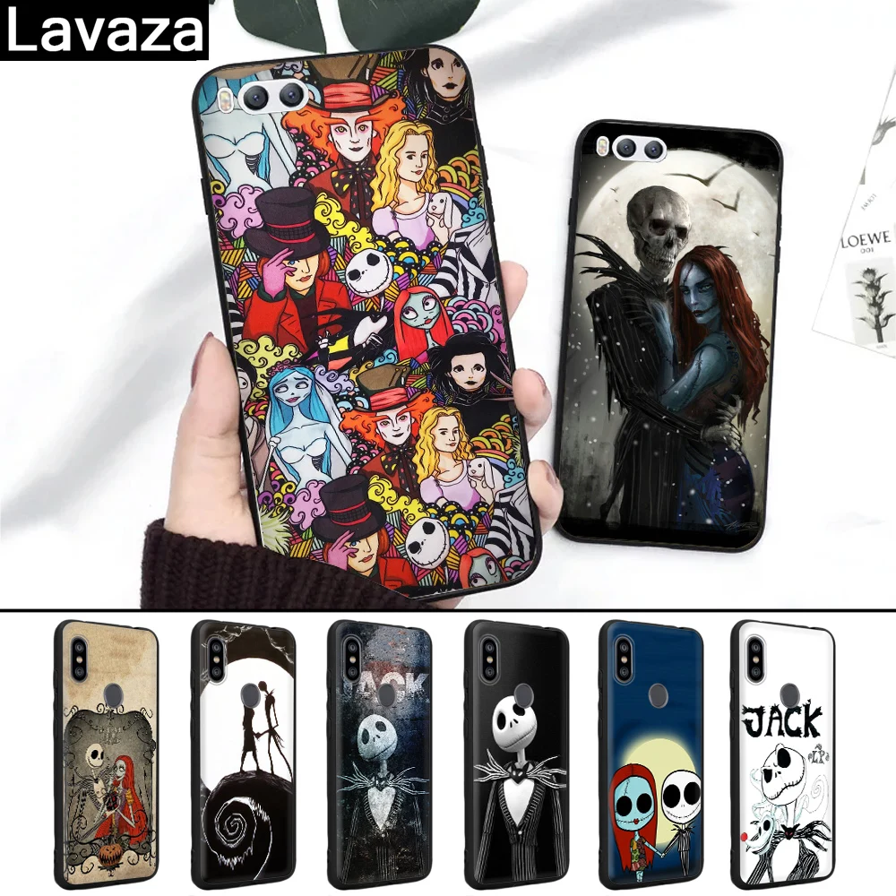 

Lavaza Jack Sally Before Christmas Silicone Case for Xiaomi MI 6 8 9 SE Max 3 Lite F1 A1 A2 5X 6X MAX 3
