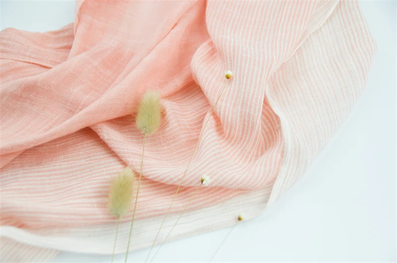 mens blanket scarf Unisex Men Women Ombre Shawl Spring Summer Cotton Blend Gradient Scarves Hijab Casual Male Scarves Crinkle Global Scarf YG367 mens linen scarf