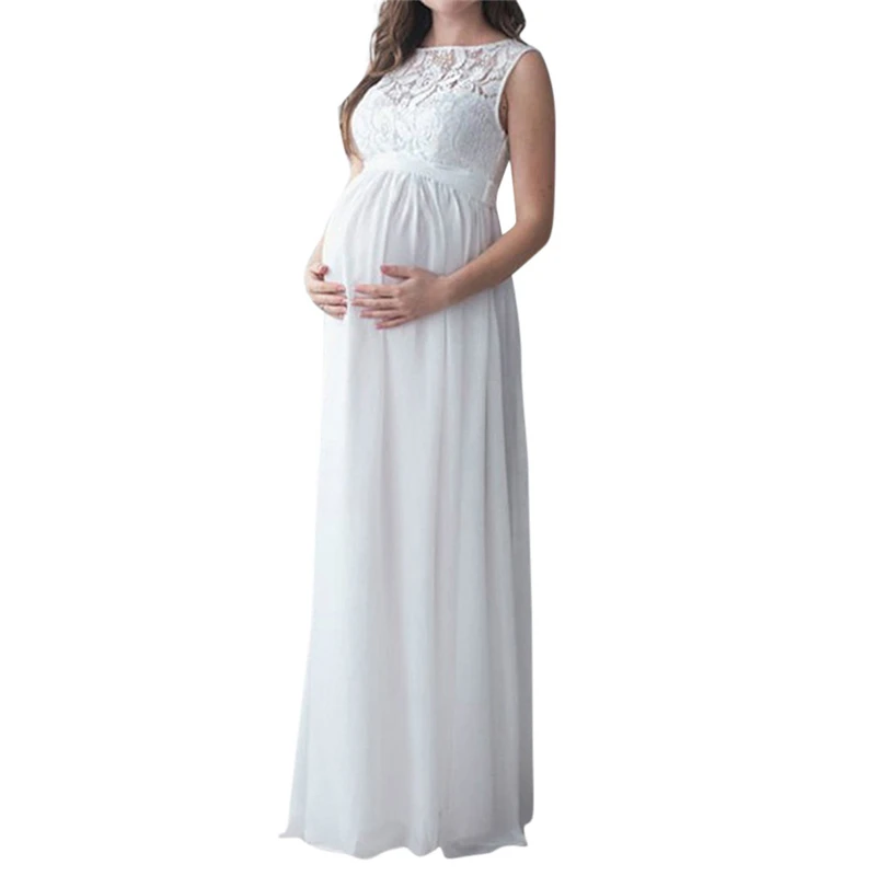 Женское платье для кормящих, элегантное, кружевное, полое, сексуальное, грудное вскармливание, макси платье для кормления, для беременных, одежда размера плюс, 19Jan30