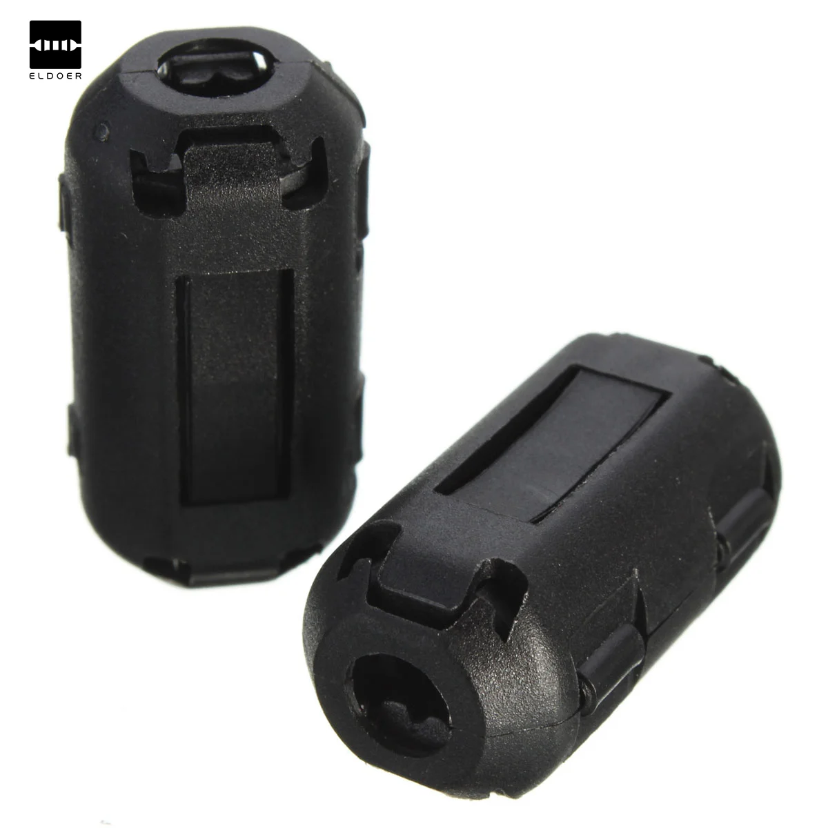 

New Arrival 10Pcs Black Cable Wire Clamp Clip RFI EMI EMC Noise Filters Ferrite Core Case 3 x 1.6cm/ 1.18 x 0.6" Electric Tool