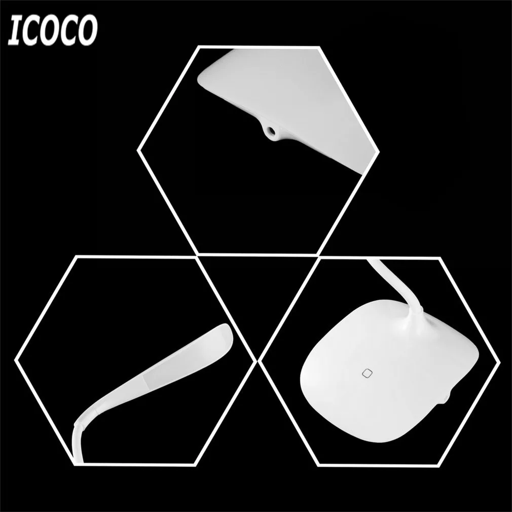 ICOCO 3 уровневая Регулируемая светодиодный настольная лампа сенсорный
