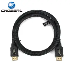 Choseal QS8113 Кабель HDMI Мужской HDMI к HDMI 2,0 4 К 3D 60FPS кабель HDTV оплетка кабеля для PS3/ ЖК-дисплей компьютера телеприставки 1/1. 5/2/3/5 м