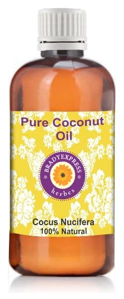 

FRee Shipping Pure Coconut Oil Cocus nucifera 100% Natural Cold Pressed Therapeutic Unrefined 5ML