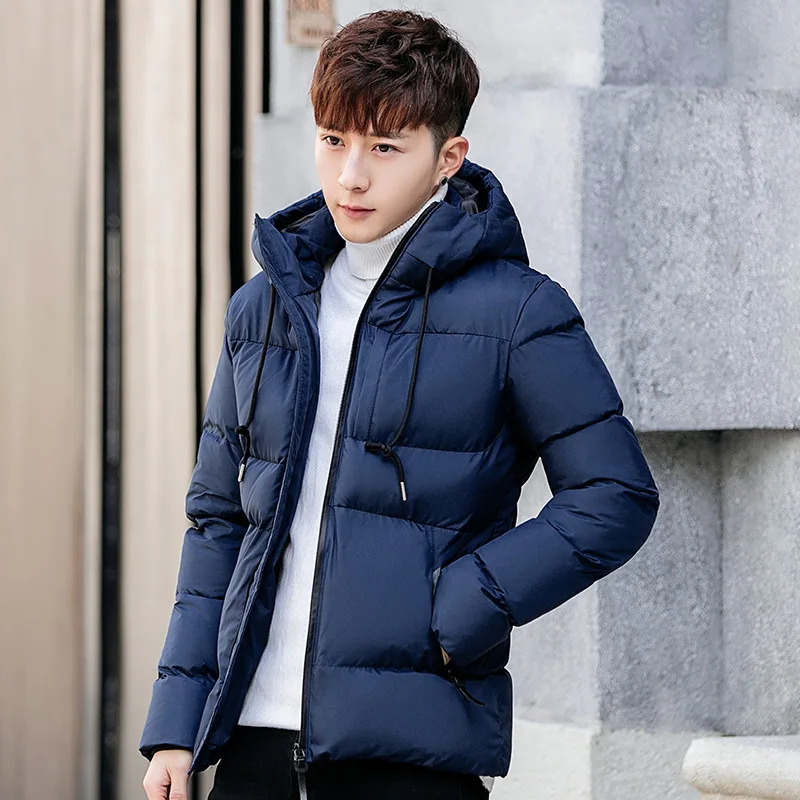 LOMAIYI мужская зимняя куртка, мужское толстое теплое корейское пальто, мужская повседневная парка с хлопковой подкладкой, мужские ветровки, мужская одежда BM285