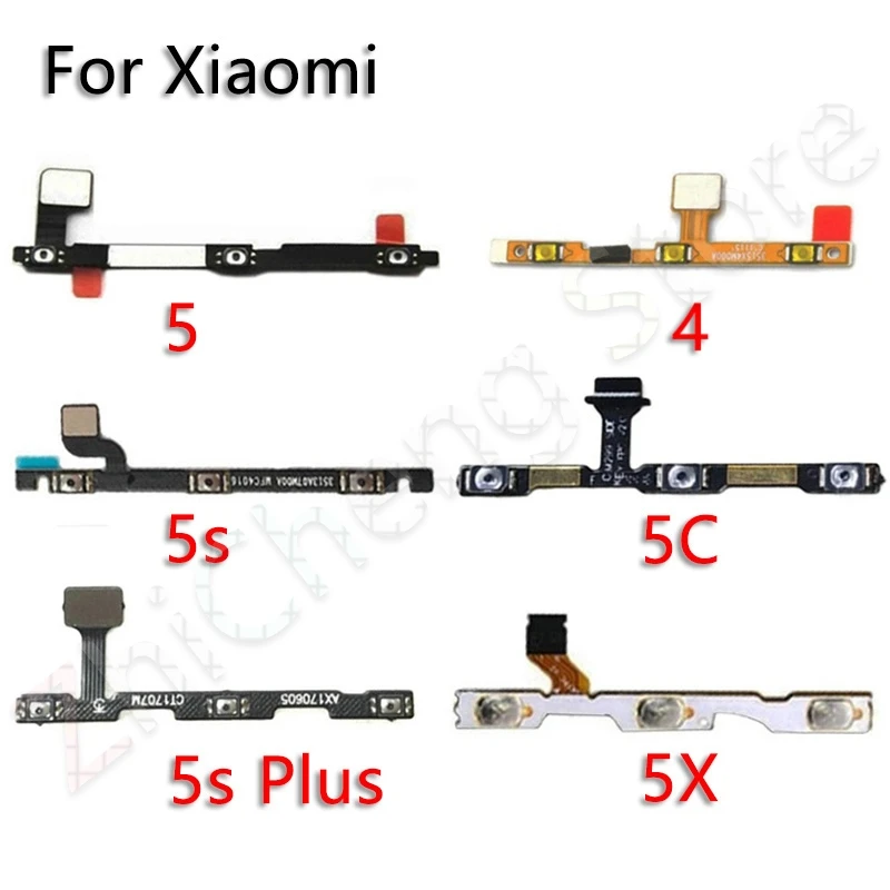 Кнопка включения/выключения питания гибкий кабель для Xiaomi Mi 5 5S Plus 6 6x8 9 Lite SE 8SE A1 A2