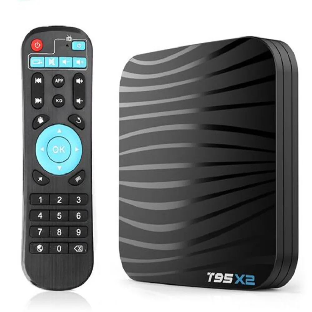 

T95X2 Smart TV BOX Android 8.1 4GB 32GB 64GB Amlogic S905X2 Quad Core H.265 4K Youtube Media Player Set top Box T95 X2